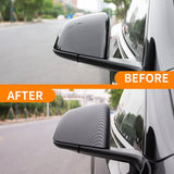 ABS Mirror Covers for Model 3/Y | 4 Finishes | 3M Tape | Scratch Protection | 3 Versions