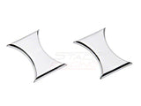 Speedform Modern Billet A/C Accent Trim; Chrome (05-09 Mustang)