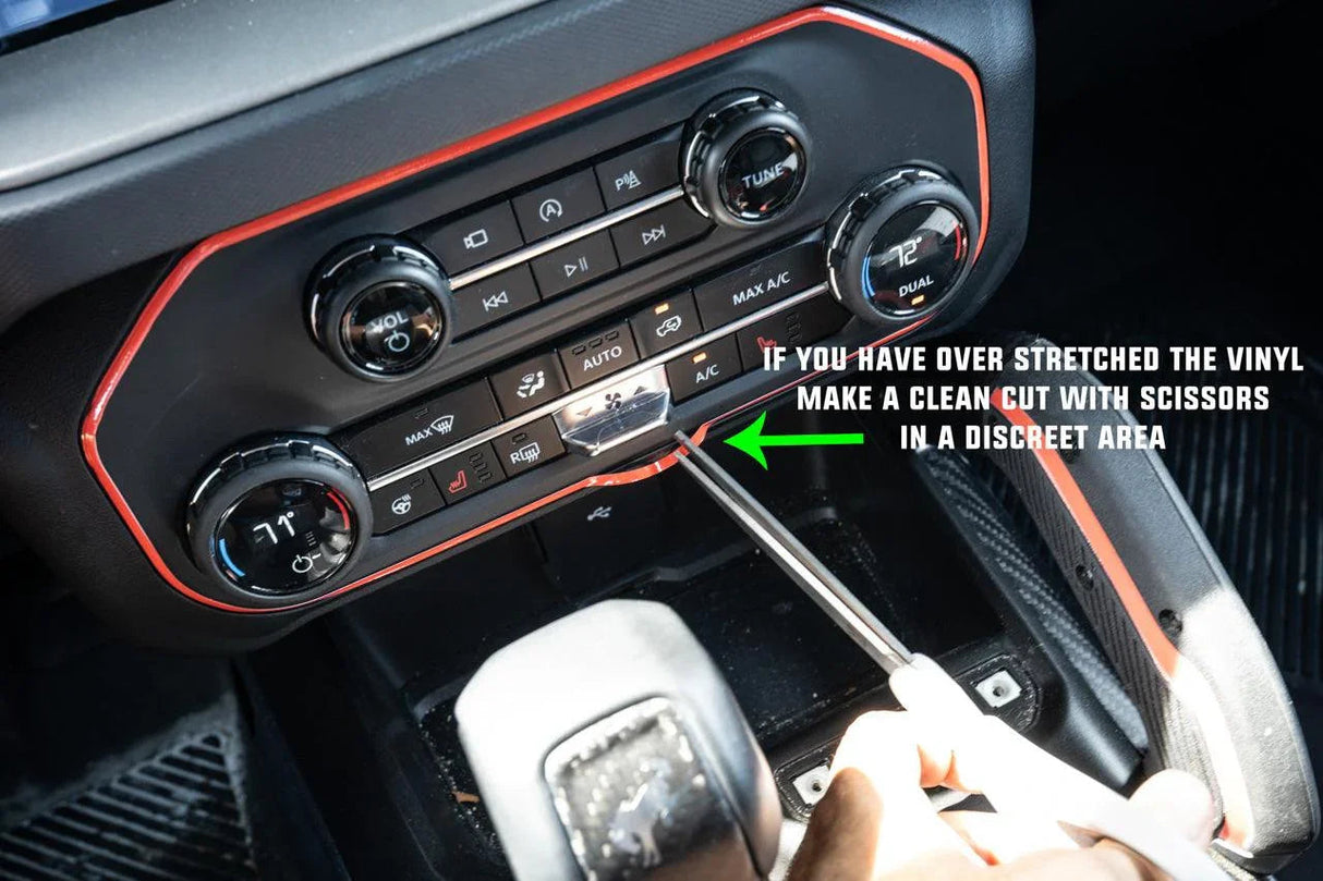 AC Controls Outline (Standard Series) - 2021+ Bronco