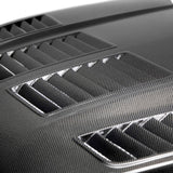 2015-2017 MUSTANG DOUBLE SIDED CARBON FIBER TYPE-TW HOOD