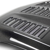 2015-2017 MUSTANG DOUBLE SIDED CARBON FIBER TYPE-TW HOOD