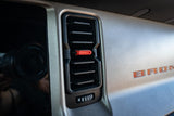 AC Vent Tab Inlays (Printed Series) - 2021+ Bronco