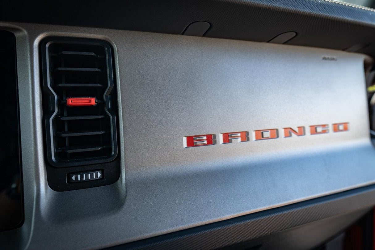 AC Vent Tab Inlays (Printed Series) - 2021+ Bronco