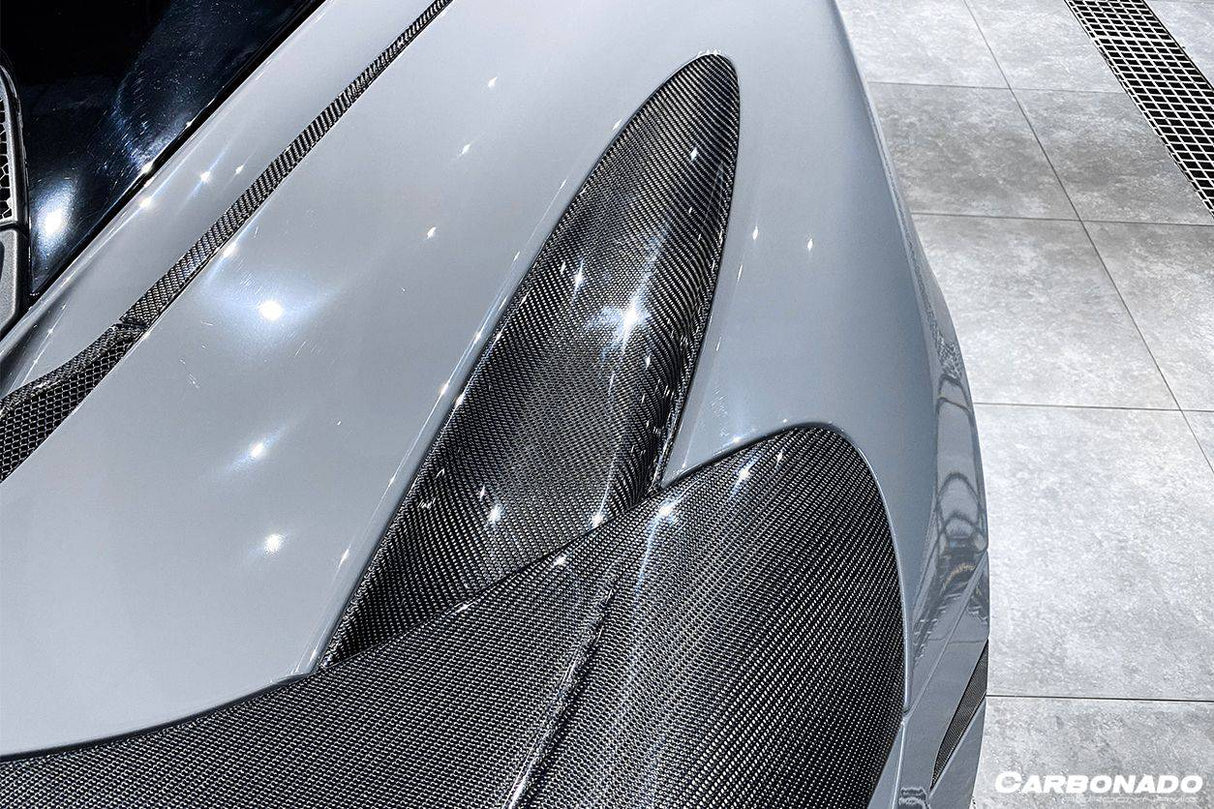 2017-2022 McLaren 720S OEM Style Carbon Fiber Rear Trunk Air Intake Vents Replacement