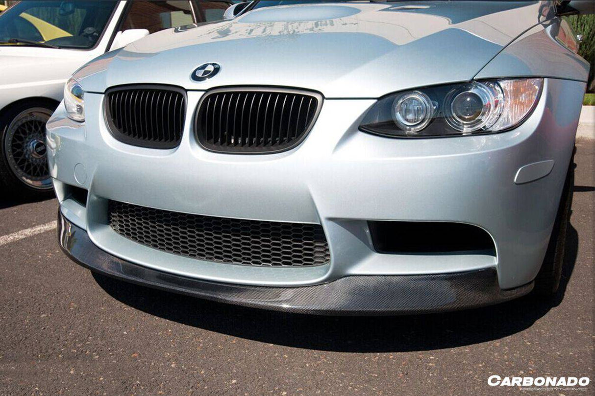 2008-2012 BMW M3 E90  E92  E93 AKM Style Carbon Fiber Front Lip