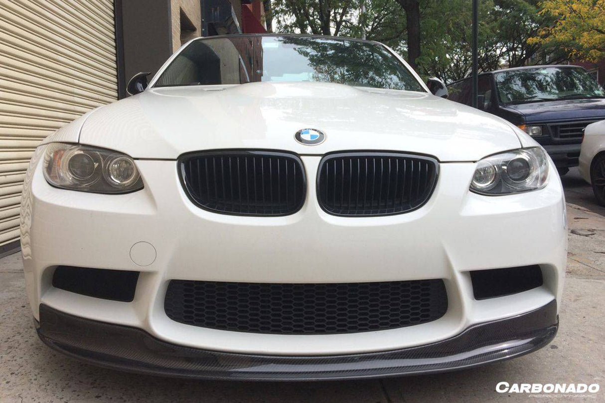 2008-2012 BMW M3 E90  E92  E93 AKM Style Carbon Fiber Front Lip