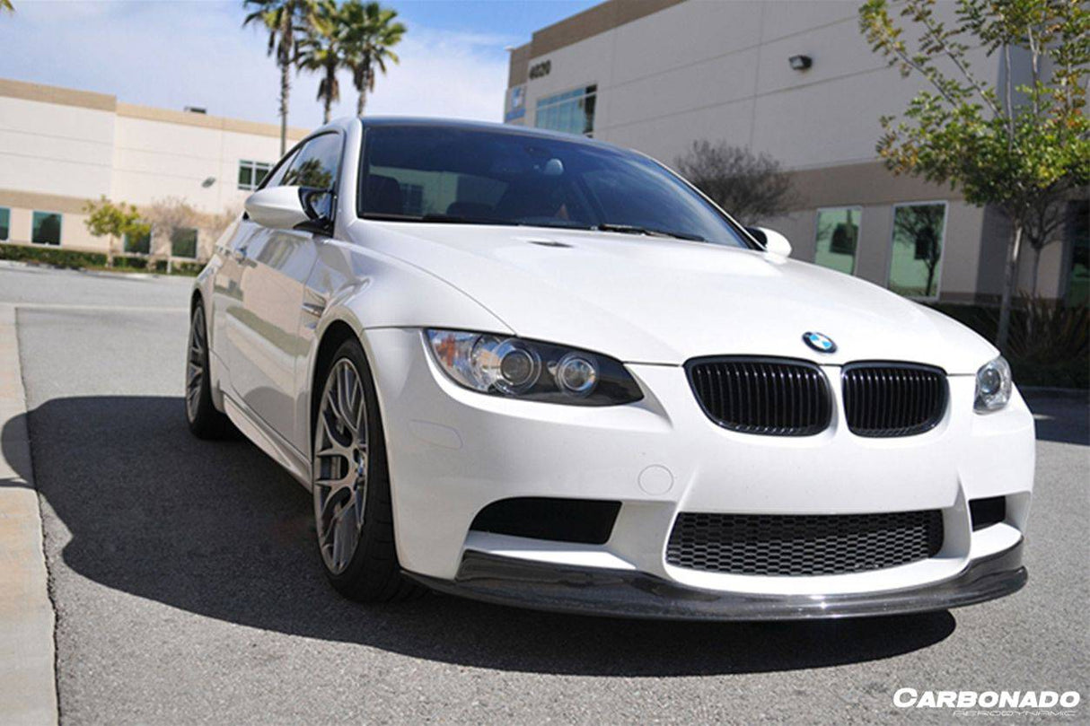 2008-2012 BMW M3 E90  E92  E93 AKM Style Carbon Fiber Front Lip