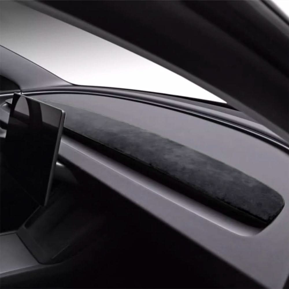 Alcantara Spliced Dash Trim for Tesla Model 3 Highland / Model Y Juniper (2PCS)