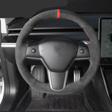 Alcantara Steering Wheel Cover for Tesla Model S / Model X