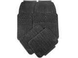 Speedform 4-Piece All-Weather Floor Mats; Black (79-14 Mustang)