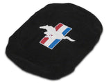 Speedform Steering Wheel Cover With Tri-Bar Pony Logo (Universal; Some Adaptation May Be Required)
