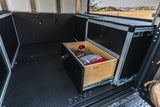 Alu-Cab Canopy Camper V2 - Toyota Tacoma 2005-2023 2nd & 3rd Gen. - Rear Double Drawer Module - 5' Bed