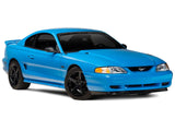 SEC10 AmericanMuscle Windshield Banner; Gloss Black (94-04 Mustang)