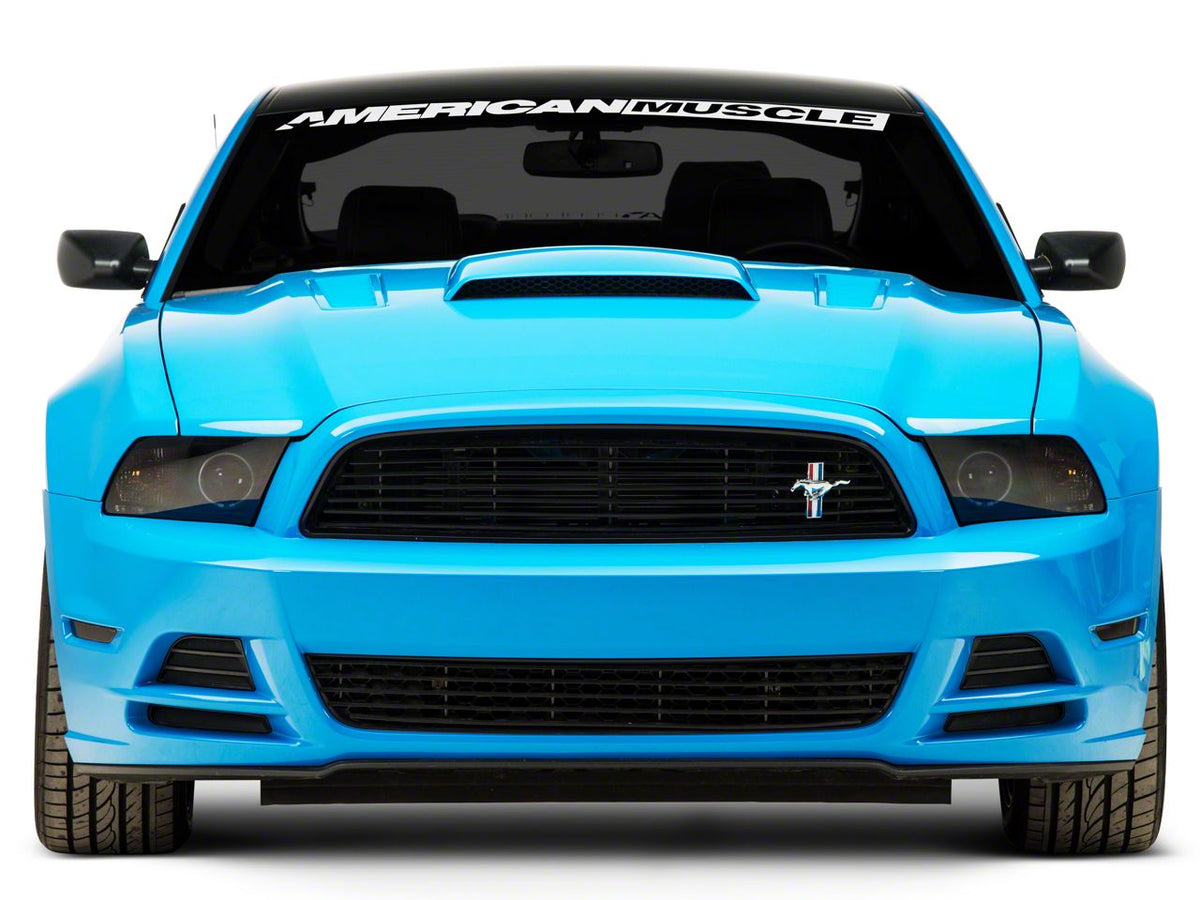 SEC10 AmericanMuscle Windshield Banner; White (05-14 Mustang)