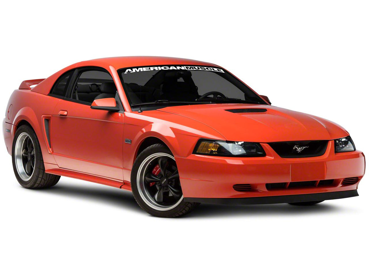 SEC10 AmericanMuscle Windshield Banner; White (94-04 Mustang)