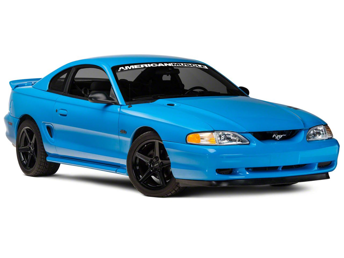 SEC10 AmericanMuscle Windshield Banner; White (94-04 Mustang)