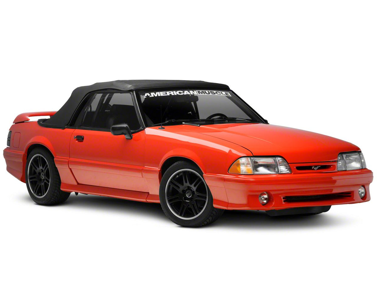 SEC10 AmericanMuscle Windshield Banner; White (79-93 Mustang)