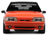 SEC10 AmericanMuscle Windshield Banner; White (79-93 Mustang)