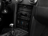 SEC10 Dash Overlay Kit; Brushed Black (05-09 Mustang)