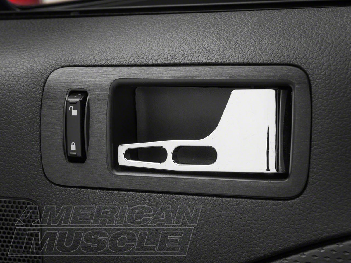 SEC10 Dash Overlay Kit; Brushed Black (05-09 Mustang)