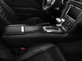 SEC10 Dash Overlay Kit; Brushed Black (10-14 Mustang)