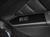 SEC10 Dash Overlay Kit; Brushed Black (10-14 Mustang)