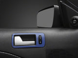 SEC10 Dash Overlay Kit; Blue Carbon Fiber (05-09 Mustang)
