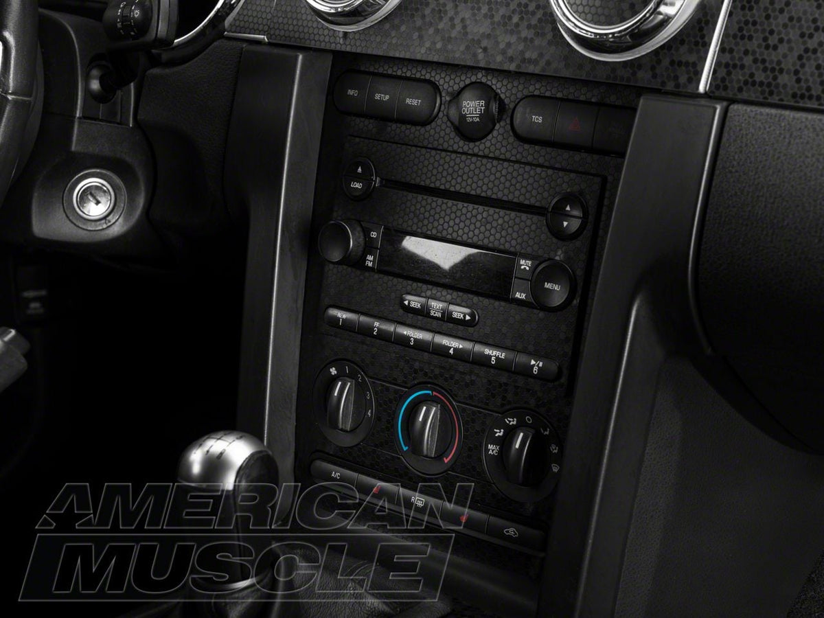 SEC10 Honeycomb Dash Overlay Kit (05-09 Mustang)