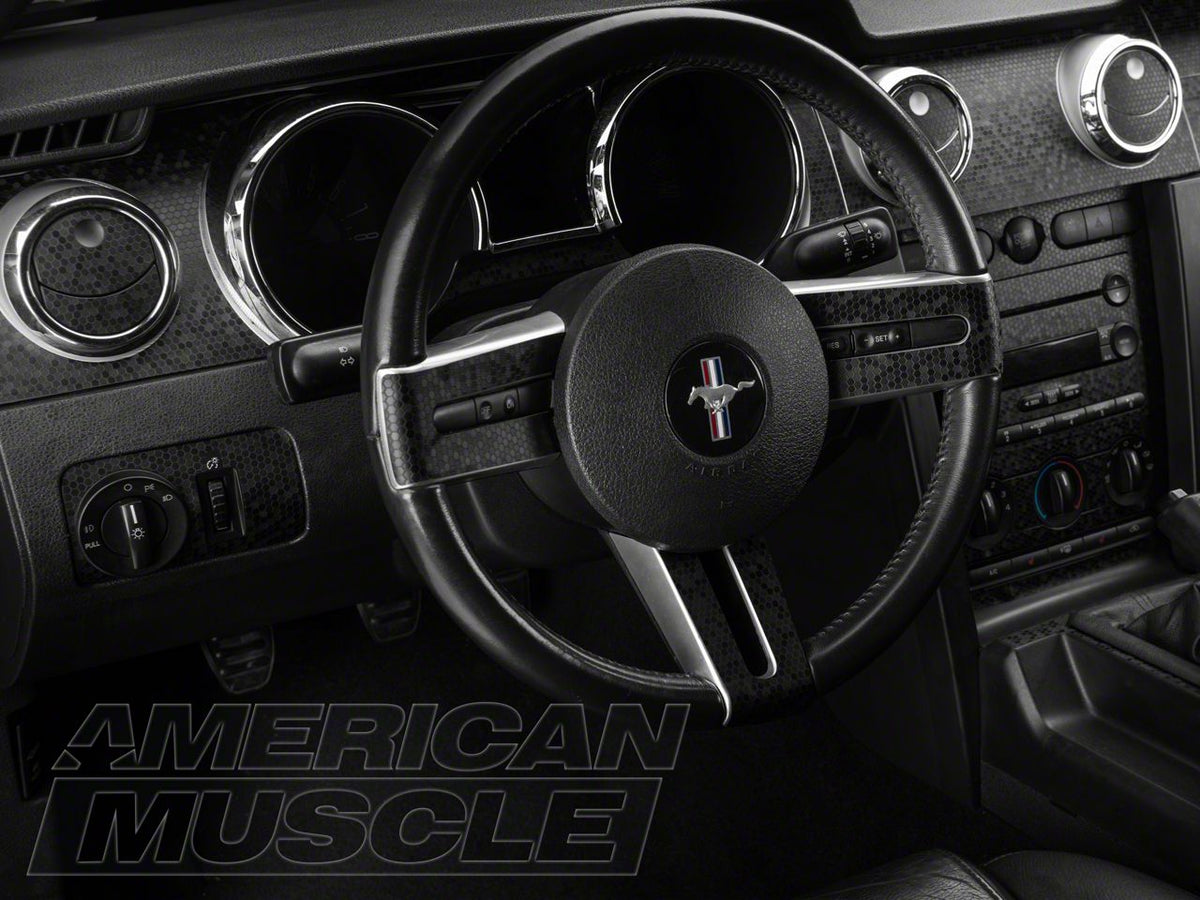 SEC10 Honeycomb Dash Overlay Kit (05-09 Mustang)