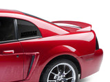 SEC10 AmericanMuscle Quarter Window Decal; Gloss Black (79-14 Mustang)
