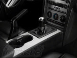SEC10 Dash Overlay Kit; Brushed Silver (05-09 Mustang)