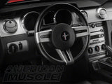 SEC10 Dash Overlay Kit; Brushed Silver (05-09 Mustang)