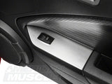 SEC10 Dash Overlay Kit; Brushed Silver (05-09 Mustang)