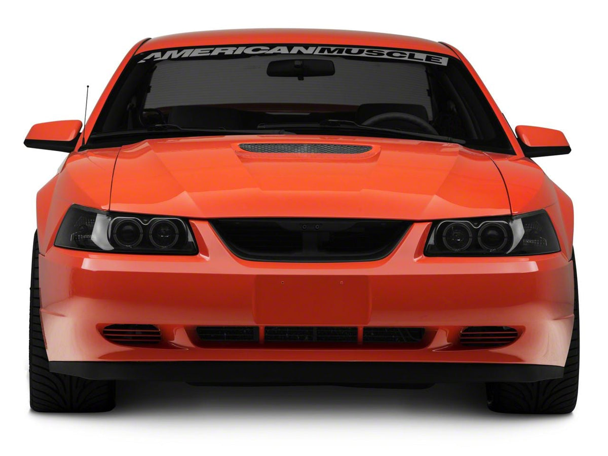 SEC10 AmericanMuscle Windshield Decal; Silver (94-04 Mustang)