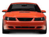 SEC10 AmericanMuscle Windshield Decal; Silver (94-04 Mustang)