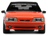 SEC10 AmericanMuscle Windshield Banner; Frosted (79-93 Mustang)