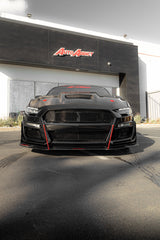 2018-2023 Ford Mustang Projector Headlights S650 Style LED Amber Sequential Turn Signals