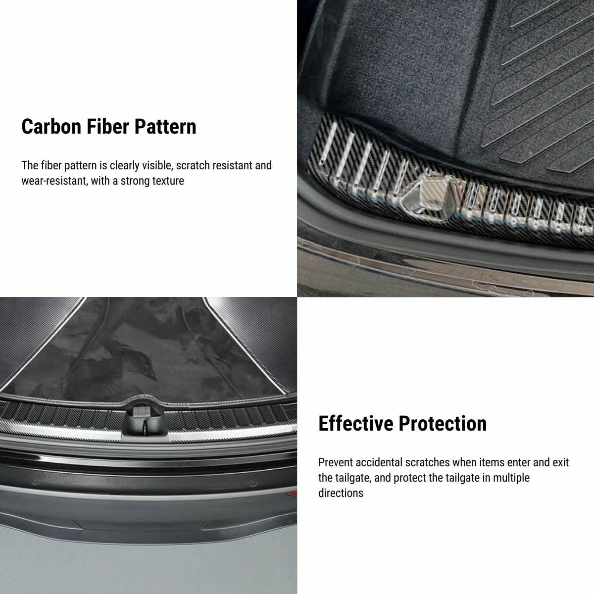 Trunk Sill Protector for Tesla Model Y 2020-2025.03
