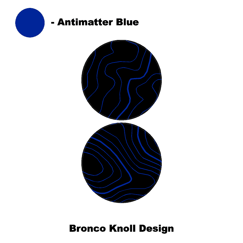 1966 Topographic Shifter Plate (Printed Series + Acrylic) - 2021+ Bronco