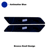 Topo Interior Front Door Grab Handle Overlay Kit (Printed + Laser Series) - 2021+ Bronco