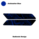 Topo Interior Front Door Grab Handle Overlay Kit (Printed + Laser Series) - 2021+ Bronco