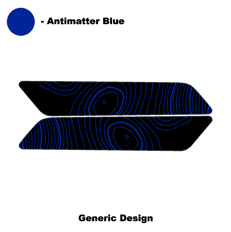 Topo Interior Rear Door Grab Handle Overlay Kit (Printed Series) - 2021+ Bronco 4 Door