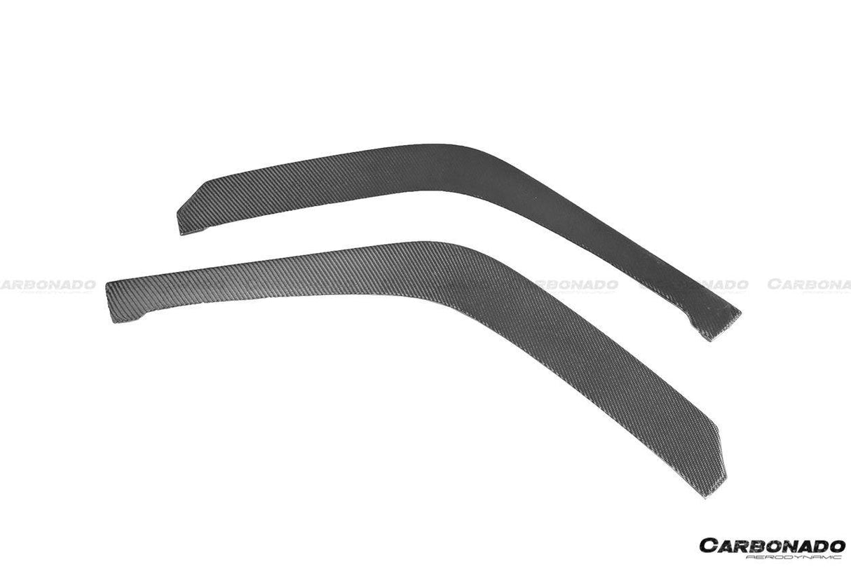 2010-2015 Ferrari Carbon Fiber Fiber Front Lip Carbonado (AP) Fits: 458 Italia and Spider