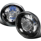 Spec-D Projector Headlights Jeep Wrangler [7" Halo LED] (Round) Black or Chrome