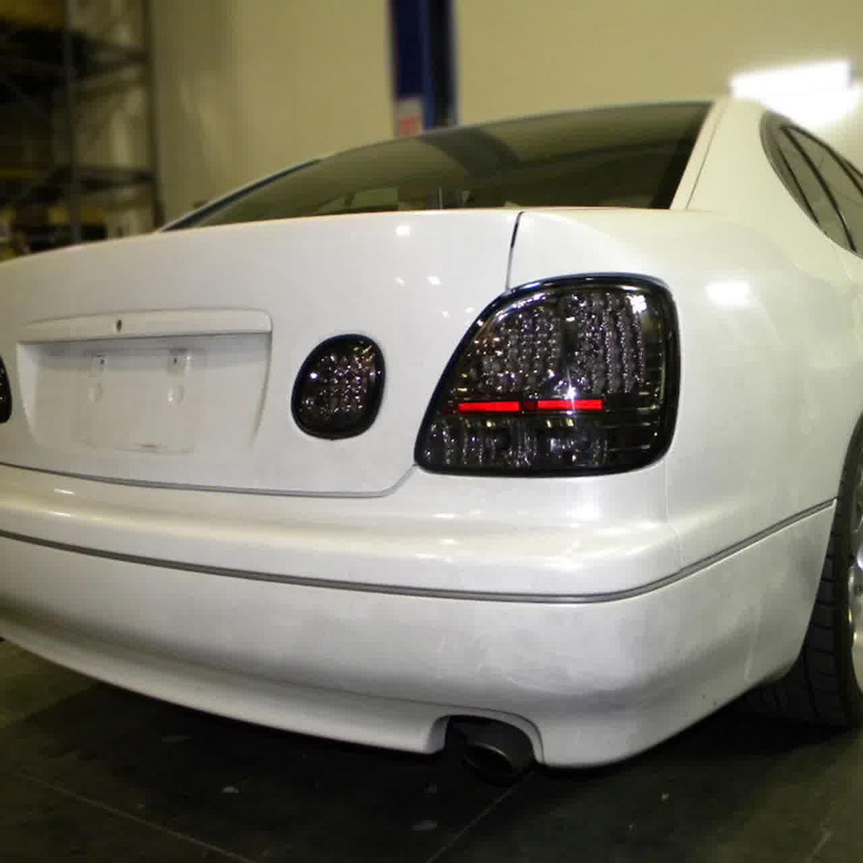 Spec-D LED Tail Lights Lexus GS300 GS400 GS430 (98-05) Smoked / Chrome / Black