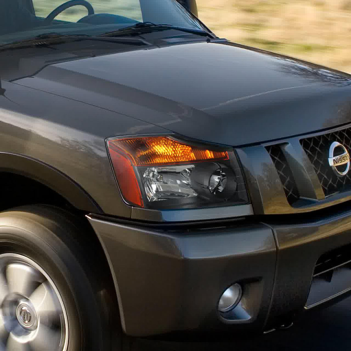 Spec-D OEM Replacement Headlights Nissan Titan (04-15) Matte Black or Chrome Housing