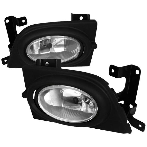 Spec-D OEM Fog Lights Honda Civic Sedan (06-08) Chrome Housing Clear or Yellow Lens