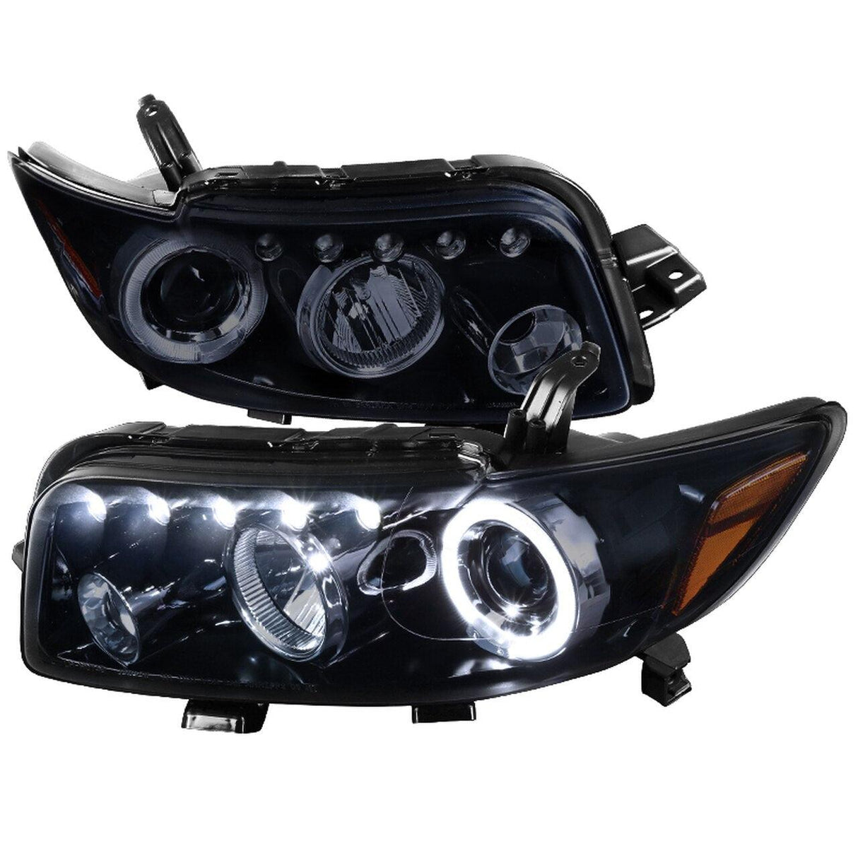 Spec-D Projector Headlights Scion xB (08 09 10) LED DRL w/ Halo - Black or Chrome