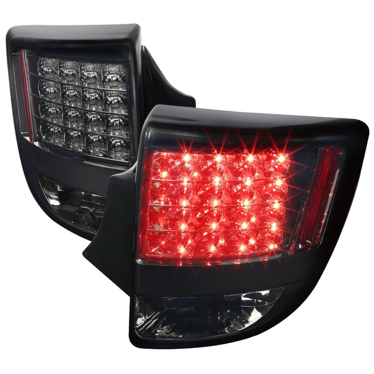 Spec-D Tail Lights Toyota Celica (2000-2005) LED - Black, Chrome