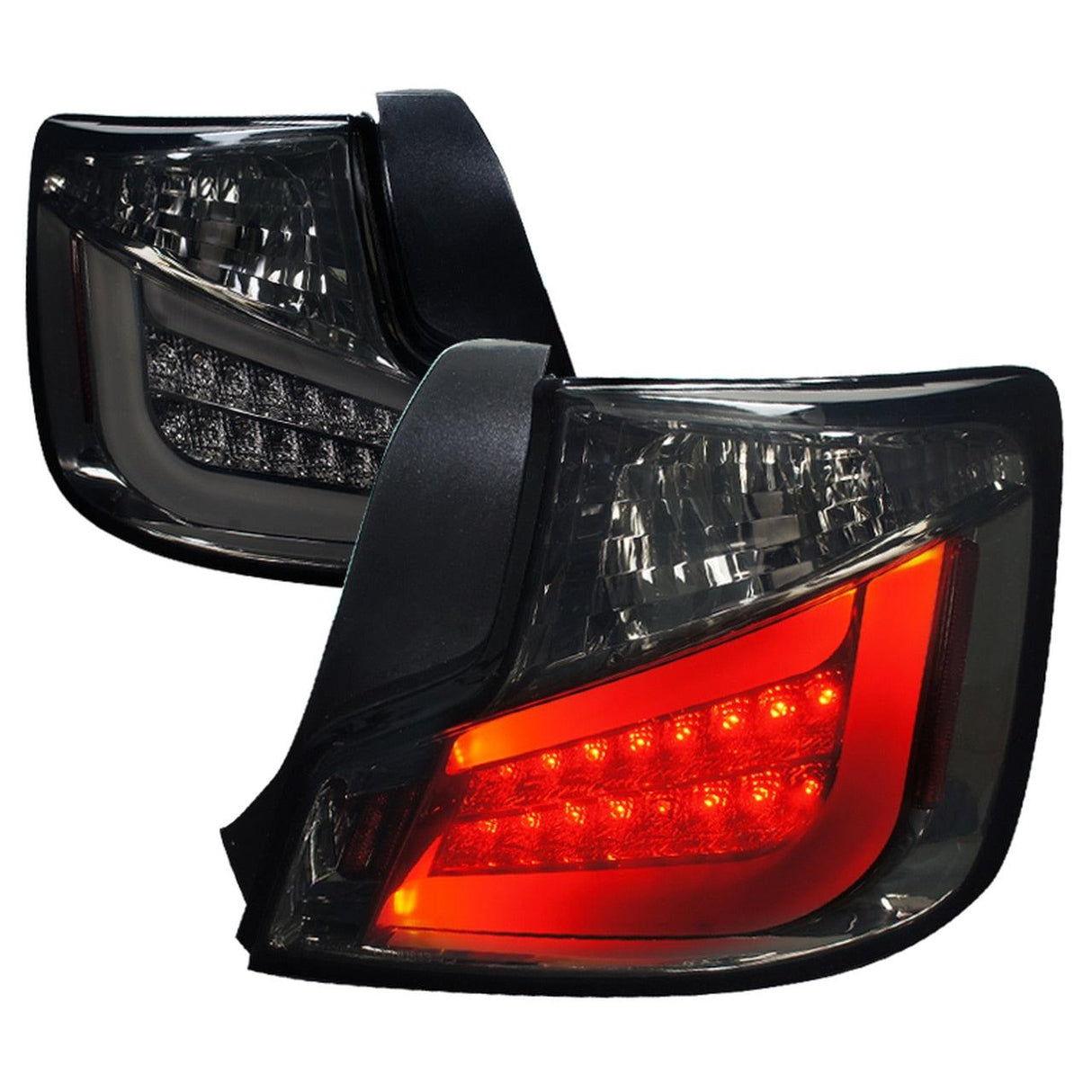Spec-D Tail Lights Scion tC (2011-2012-2013) LED Light Bar - Black / Smoked